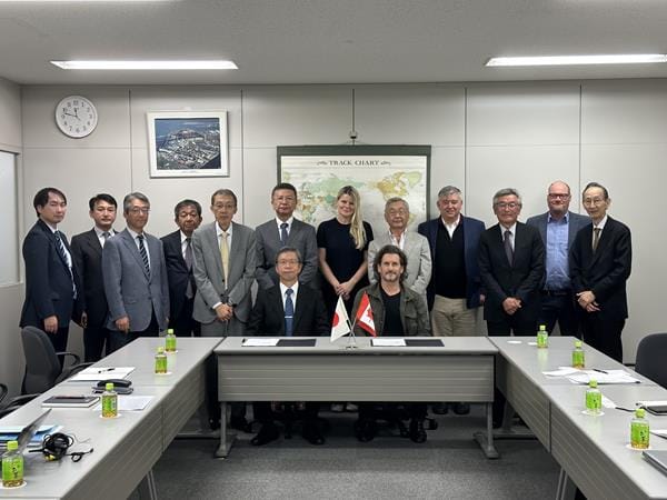 PAMCO and The Metals Company CEO Gerard Barron sign MOU in November 2023