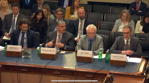 Picture of invited guests to US Sub-Committee hearing on Deep Sea Mining