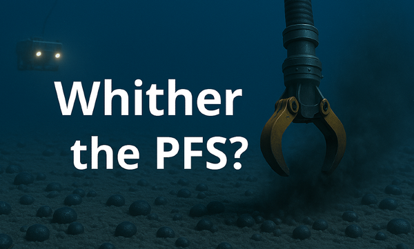 AI generated image loosely depicting deep sea mining